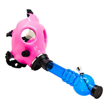 Load image into Gallery viewer, Pink Glow In Dark Gas Mask Bong
