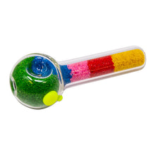 Load image into Gallery viewer, Colorful Crystals Hand Pipe 5 Inches
