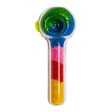 Load image into Gallery viewer, Colorful Crystals Hand Pipe 5 Inches
