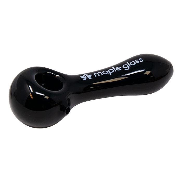 Maple Glass Black Classic Pipe 6 Inches