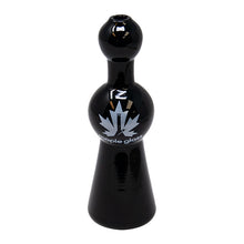 Load image into Gallery viewer, Maple Glass Black Cobalt Glass Chillum Pipe 4 Inches
