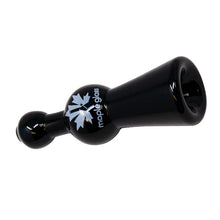 Load image into Gallery viewer, Maple Glass Black Cobalt Glass Chillum Pipe 4 Inches
