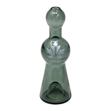 Load image into Gallery viewer, Maple Glass Grey Cobalt Glass Chillum Pipe 4 Inches
