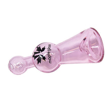 Load image into Gallery viewer, Maple Glass Pink Cobalt Glass Chillum Pipe 4 Inches
