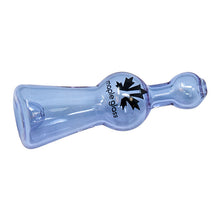 Load image into Gallery viewer, Maple Glass Purple Cobalt Glass Chillum Pipe 4 Inches
