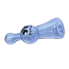 Load image into Gallery viewer, Maple Glass Purple Cobalt Glass Chillum Pipe 4 Inches
