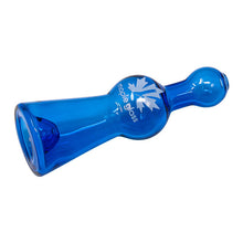 Load image into Gallery viewer, Maple Glass Sky Blue Cobalt Glass Chillum Pipe 4 Inches
