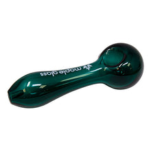 Load image into Gallery viewer, Maple Glass Teal Green Classic Pipe 6 Inches
