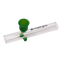 Load image into Gallery viewer, Maple Glass Jade Green Glass Pipe 4.5 Inches
