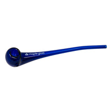 Load image into Gallery viewer, Maple Glass Blue Gandalf Straight Pipe 10 Inches
