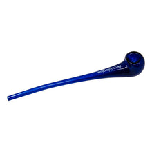 Load image into Gallery viewer, Maple Glass Blue Gandalf Straight Pipe 10 Inches
