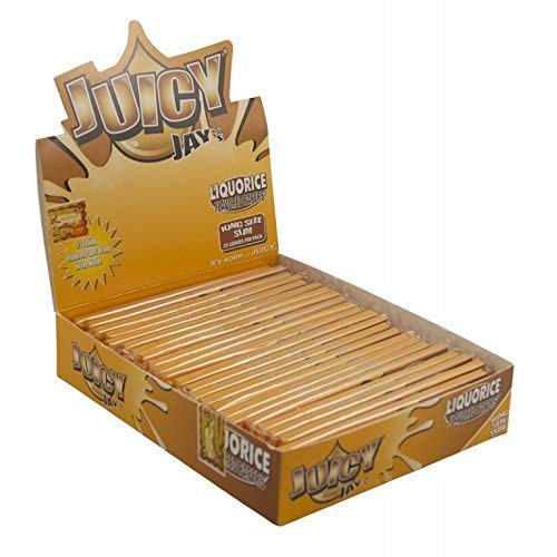 Juicy Jay Rolling Paper Liquorice  King Size Slim