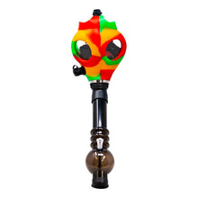 Load image into Gallery viewer, Rasta Colored Mask Bong
