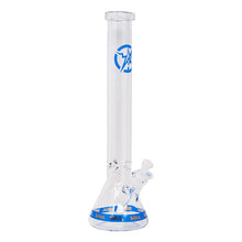 Load image into Gallery viewer, Blue Karma Series 9mm Thick Beaker 18 Inches Bong By Soul Glass
