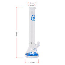 Load image into Gallery viewer, Blue Karma Series 9mm Thick Beaker 18 Inches Bong By Soul Glass
