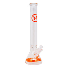 Load image into Gallery viewer, Orange Karma Series 9mm Thick Beaker 18 Inches Bong By Soul Glass
