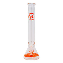 Load image into Gallery viewer, Orange Karma Series 9mm Thick Beaker 18 Inches Bong By Soul Glass
