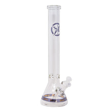 Load image into Gallery viewer, Purple Karma Series 9mm Thick Beaker 18 Inches Bong By Soul Glass
