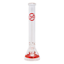 Load image into Gallery viewer, Red Karma Series 9mm Thick Beaker 18 Inches Bong By Soul Glass
