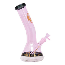 Load image into Gallery viewer, Pink Specter Series 12 Inches Bent Neck Beaker Bong by Soul Glass
