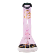 Load image into Gallery viewer, Pink Specter Series 12 Inches Bent Neck Beaker Bong by Soul Glass
