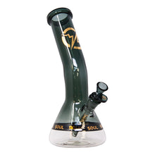 Load image into Gallery viewer, Gray Specter Series 12 Inches Bent Neck Beaker Bong by Soul Glass
