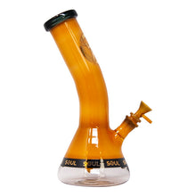 Load image into Gallery viewer, Espresso Specter Series 12 Inches Bent Neck Beaker Bong by Soul Glass
