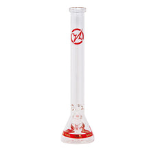 Load image into Gallery viewer, Soul Glass 9mm Thick Red Glass Beaker Bong 24 Inches
