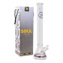 Load image into Gallery viewer, Soul Glass 9mm Thick Purple Glass Beaker Bong 24 Inches
