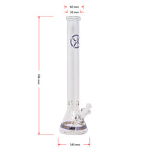 Load image into Gallery viewer, Soul Glass 9mm Thick Purple Glass Beaker Bong 24 Inches
