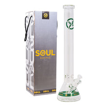 Load image into Gallery viewer, Soul Glass 9mm Thick Teal Glass Beaker Bong 24 Inches
