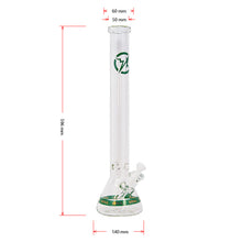 Load image into Gallery viewer, Soul Glass 9mm Thick Teal Glass Beaker Bong 24 Inches
