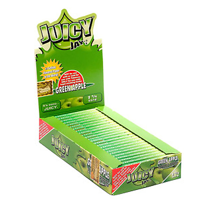 JUICY JAY ROLLING PAPERS GREEN APPLE 1.25