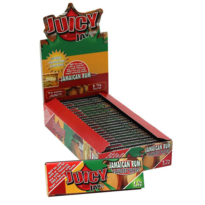 Juicy Jay Jamaican Rum Rolling Paper 1.25