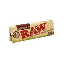 Load image into Gallery viewer, Raw Organic Hemp single wide Rolling Papers
