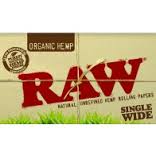 Load image into Gallery viewer, Raw Organic Hemp single wide Rolling Papers
