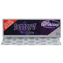 Load image into Gallery viewer, Juicy Jay Black Berrylicious Superfine Rolling Papers 1 1/4
