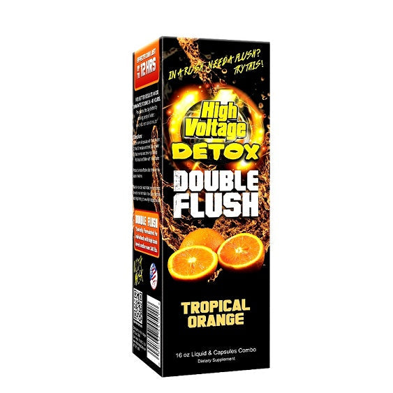 HIGH VOLTAGE DOUBLE FLUSH ORANGE 16OZ