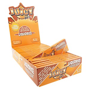 JUICY JAY ROLLING PAPER LIQUORICE 1.25