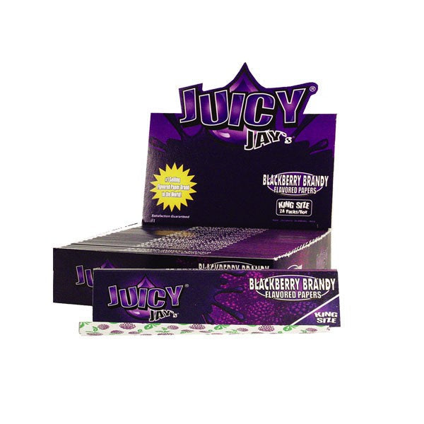 Juicy Jay Rolling Paper Blackberry Brandy King Size