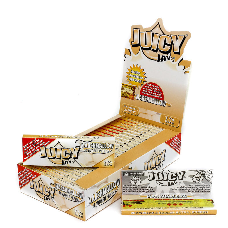 JUICY JAY ROLLING PAPERS MARSHMALLOW 1.25