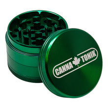 Load image into Gallery viewer, CANNATONIK ANODIZED ALUMINIUM GRINDER 50 MM GREEN
