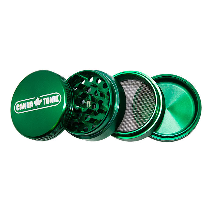 CANNATONIK ANODIZED ALUMINIUM GRINDER 50 MM GREEN