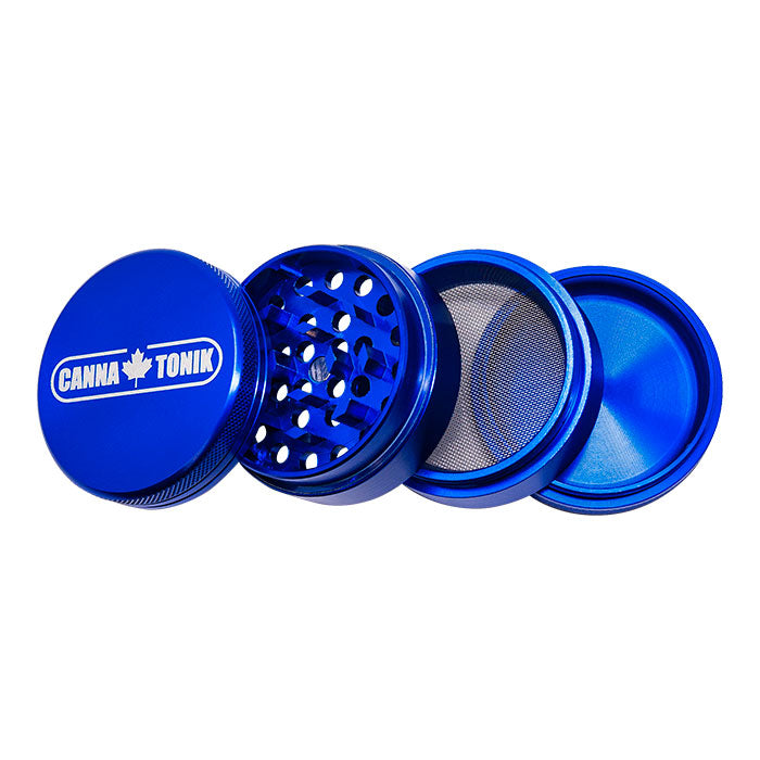 CANNATONIK ANODIZED ALUMINIUM GRINDER 50 MM BLUE