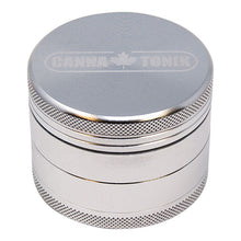 Load image into Gallery viewer, CANNATONIK ANODIZED ALUMINIUM GRINDER 50 MM SILVER
