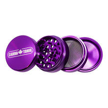 Load image into Gallery viewer, CANNATONIK ANODIZED ALUMINIUM GRINDER 50 MM PURPLE
