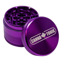 Load image into Gallery viewer, CANNATONIK ANODIZED ALUMINIUM GRINDER 50 MM PURPLE
