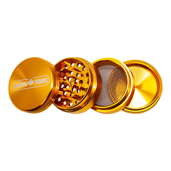 CANNATONIK ANODIZED ALUMINIUM GRINDER 50 MM GOLD