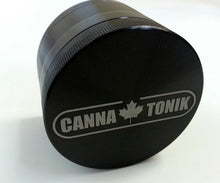 Load image into Gallery viewer, CANNATONIK ANODIZED ALUMINIUM GRINDER 40MM BLACK
