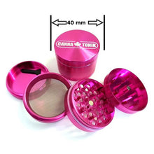 Load image into Gallery viewer, CANNATONIK ANODIZED ALUMINIUM GRINDER 40MM PINK
